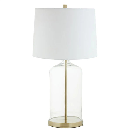 Tall Glass Table Lamp 90 cm