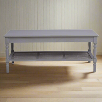 Classic Pine Wood Grey Coffe Table 120cm