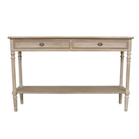 Limewashed Console Table - CLEARANCE