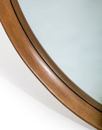 Large Wooden Framed Mirror 100 cm