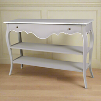 Console Table With Shelves 125cm