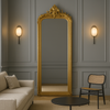 Extra Tall Gilt Ornate Mirror 224 x 116 cm