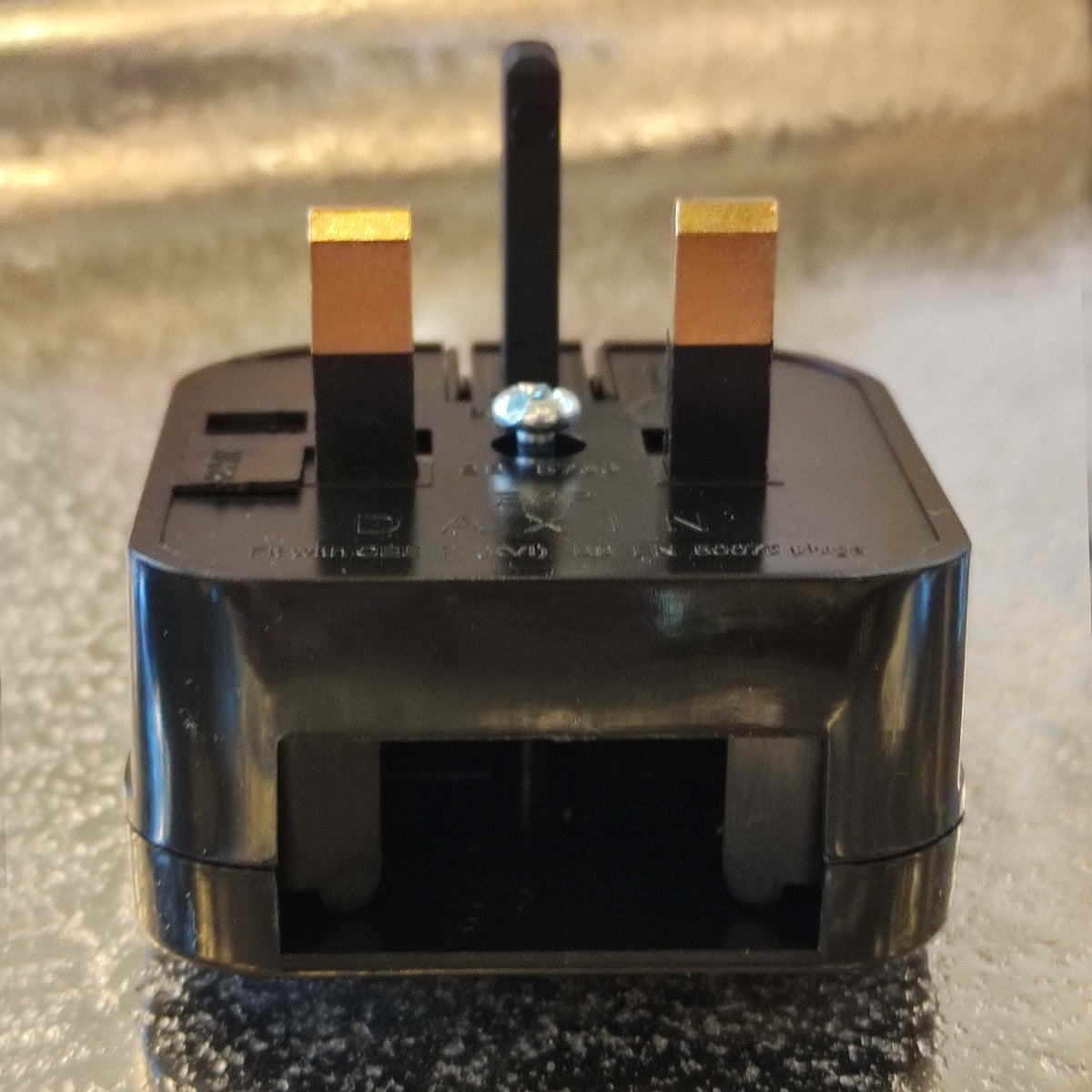 Five Black Converter Plugs - EU to UK Converter Plug