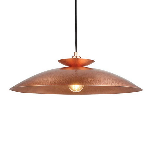 Copper Plated Pendant Light 50cm