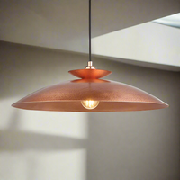 Copper Plated Pendant Light 50cm