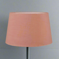 Coral Linen Tapered Lamp Shade (25/30/35/40/50 cm)