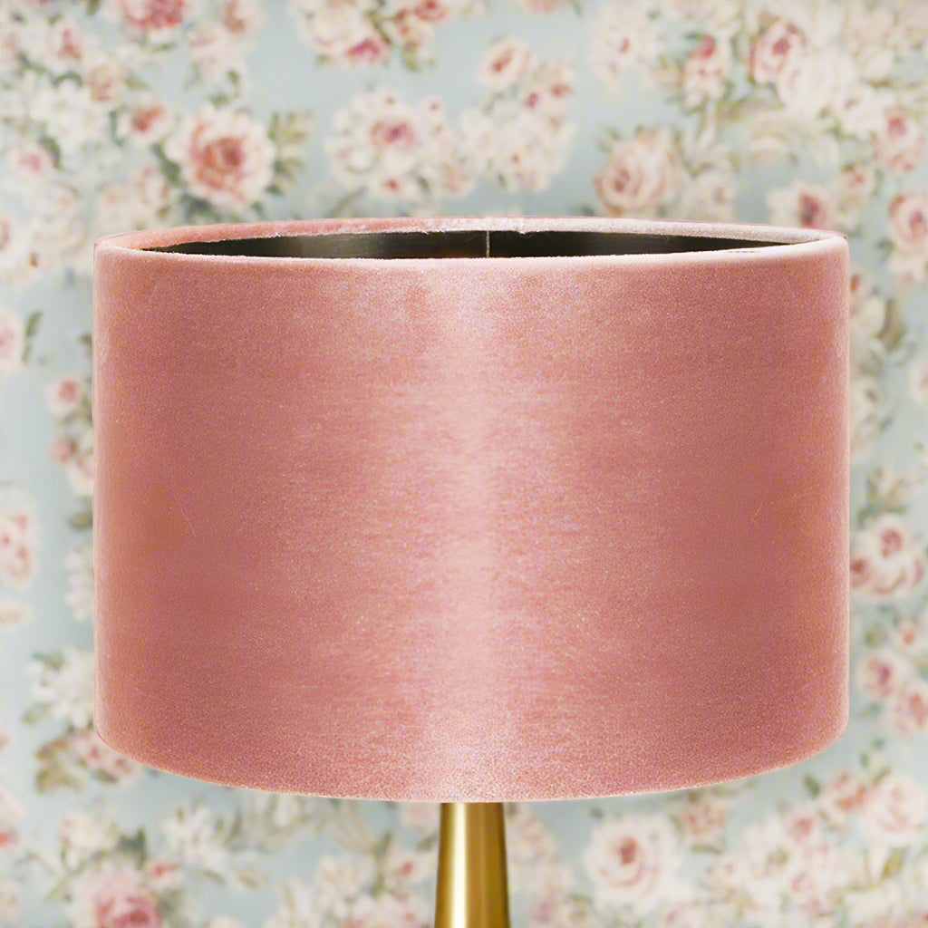 Light Pink Velvet Lamp / Pendant Shade - 45/40/35/25 cm