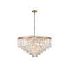 Crystal Prism Chandelier 6 Tier 100 cm