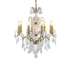 Crystal Chandelier French 8 Arm Gold