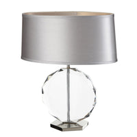 Round Crystal Table Lamp