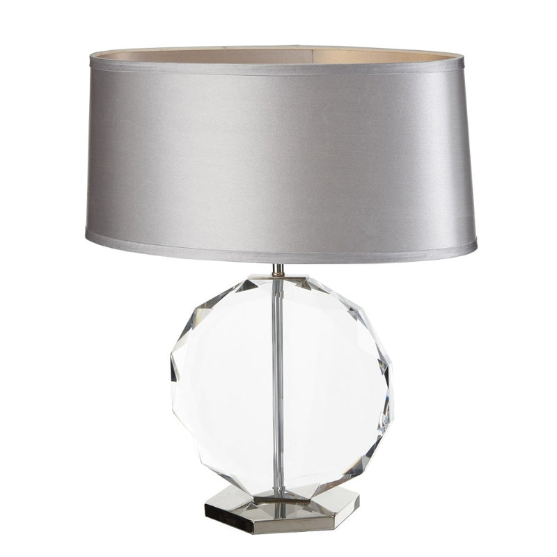 Round Crystal Table Lamp