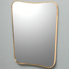 Curved Gilt Mirror 75 cm