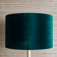 Dark Green Velvet Lamp / Pendant Shade - 45/40/35/30/25 cm