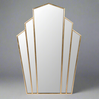 Deco Mirror Gilt Edged H: 100 cm