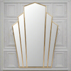 Deco Mirror Gilt Edged H: 100 cm