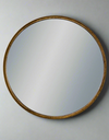 Round Mirror Deep Frame Bronze 80 cm