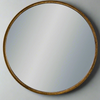 Round Mirror Deep Frame Bronze 80 cm