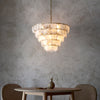 Glass Disc Chandelier 64 cm