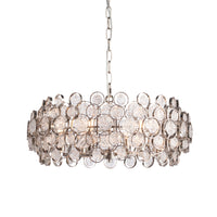 Structured Disc Chandelier 60 cm