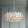 Structured Disc Chandelier 60 cm