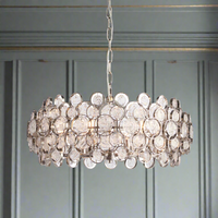 Structured Disc Chandelier 60 cm