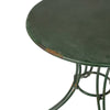 Distressed Metal Garden Table 72cm