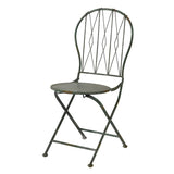 Distressed Green Outdoor Chair 93 cm