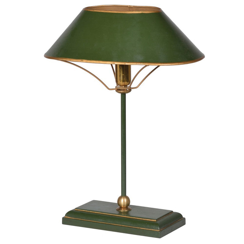 Green & Gold Desk Lamp 42 cm