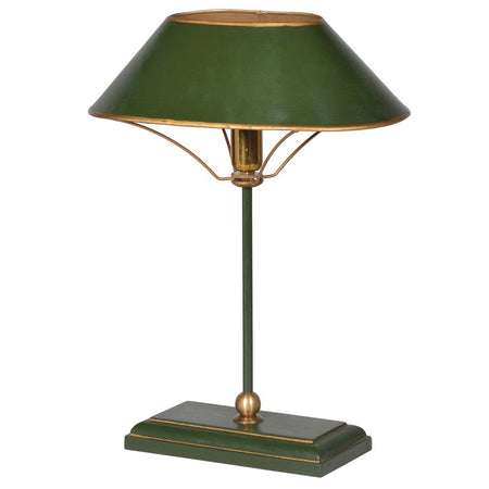Grey & Gold Desk Lamp 42 cm