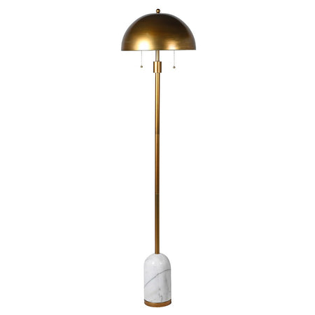 Tall Gold Arc Lamp