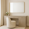 Westdene Rectangular Gold Mirror 121 cm  x 81 cm