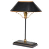 Black & Gilt 'Bank' Lamp 42 cm