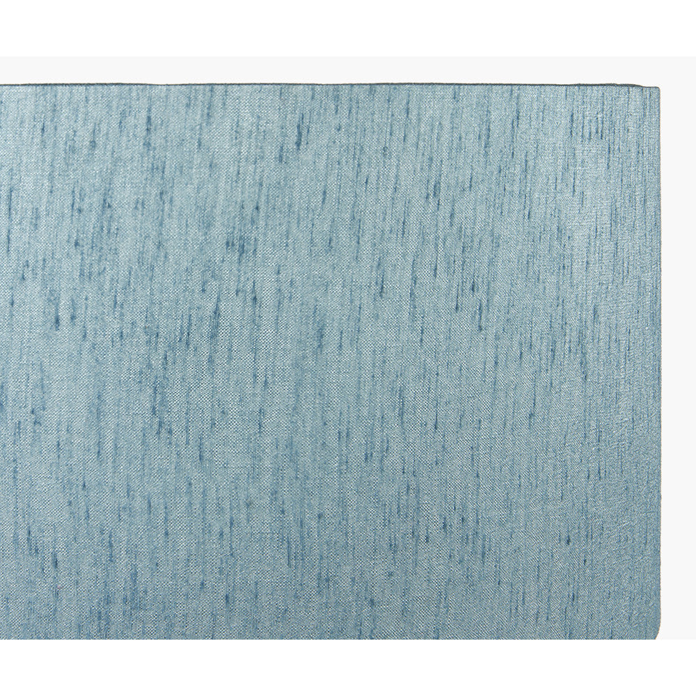 Duck Egg Slubbed Faux Silk Shade with Gold Lining - 45 cm