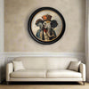Elegant Elephant Round Print 96 cm