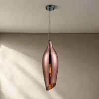 Glass Pendant Aeriel Copper 58 cm