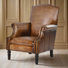 Tall Back Leather Chair