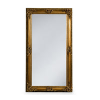 A large classic ornate silver mirror to fill a entire wall and bring light and space into a room. In a hallway, leant against a bedroom wall or any living space.