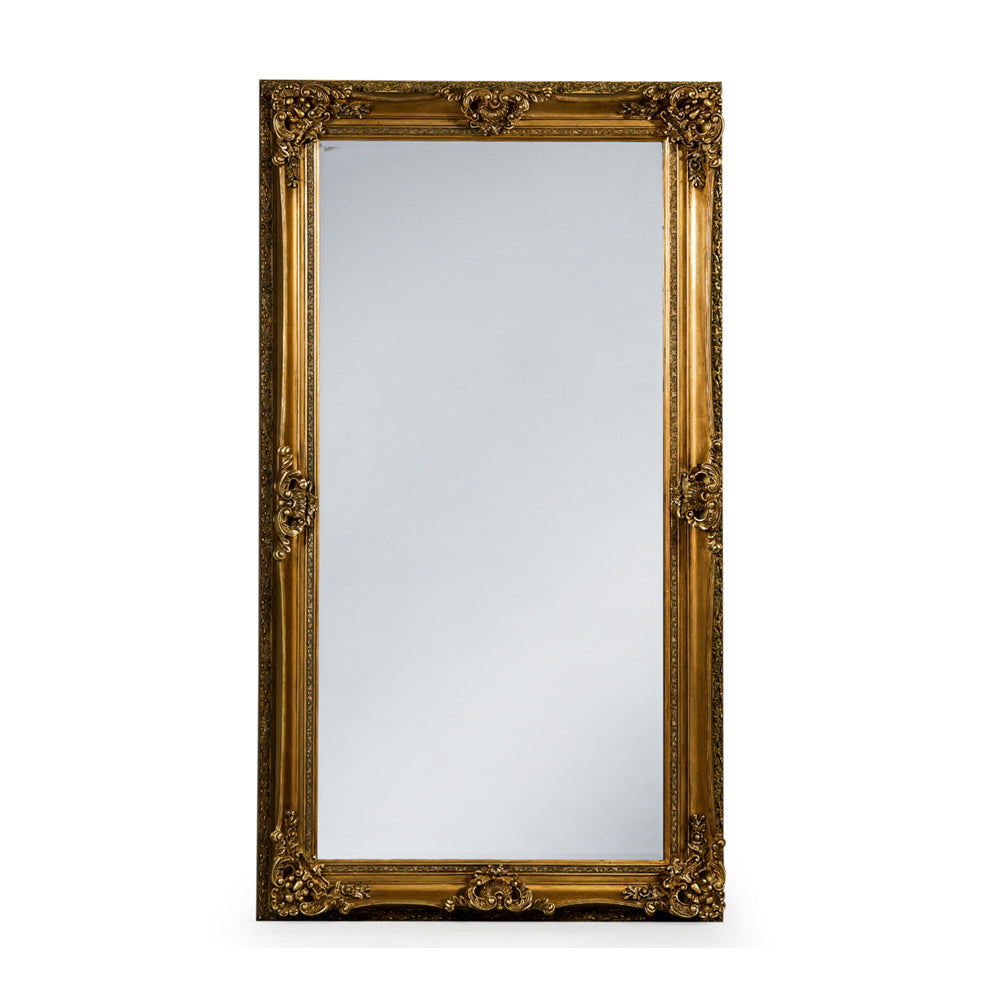 A large classic ornate silver mirror to fill a entire wall and bring light and space into a room. In a hallway, leant against a bedroom wall or any living space.