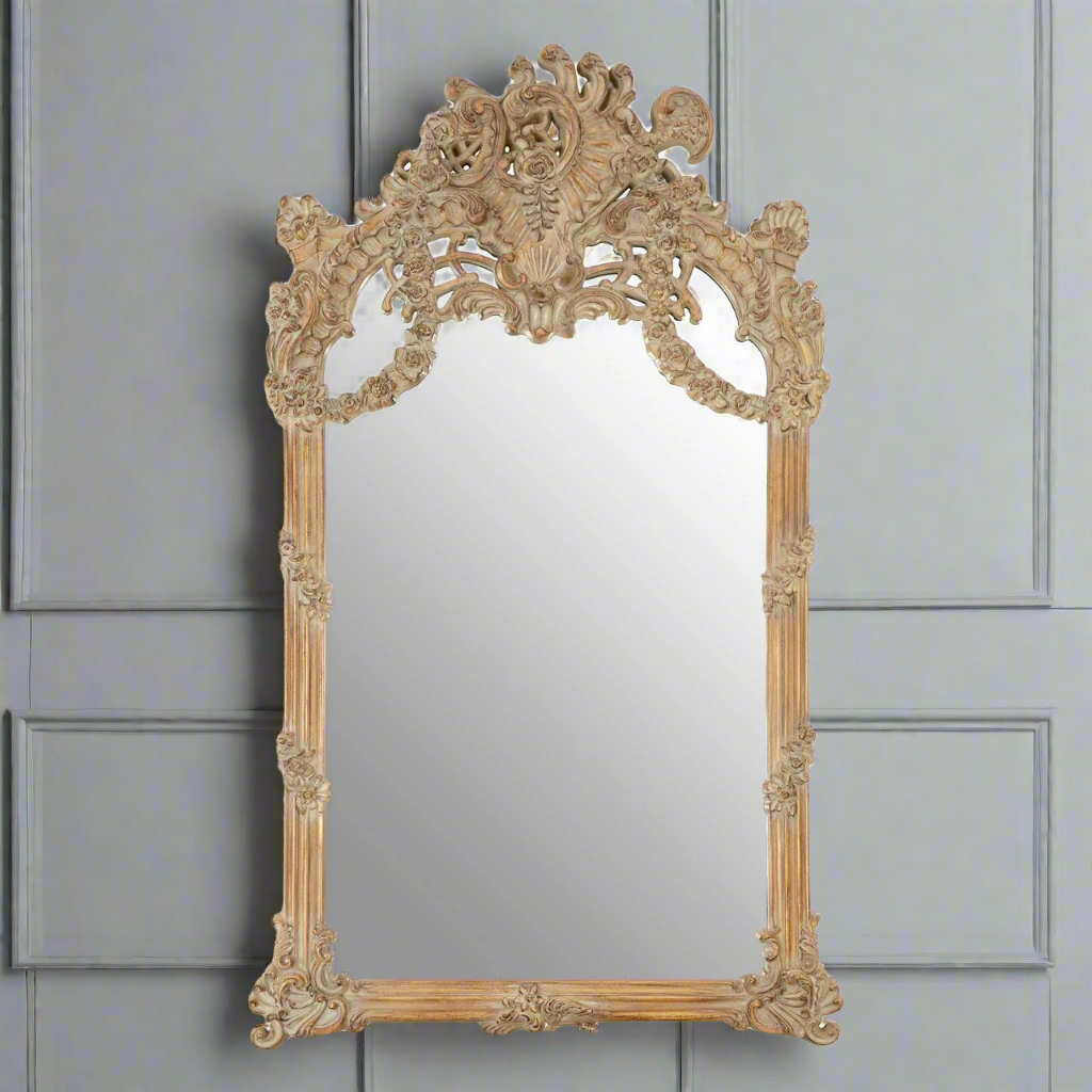 Extra Large Gold Ornate Mirror 240 x 141 cm