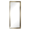 Extra Large Mirror with Stepped Brass Frame