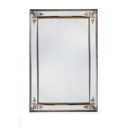 Silver Leaf Long Wall Mirror H: 168cm