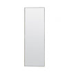 Extra Large Minimal Frame Champagne Mirror 170 cm x 50 cm