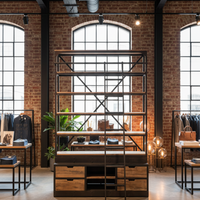Upgrade your home or office with this industrial bookcase with ladder, &nbsp;a statement piece that combines function and style. Built with a sturdy black metal frame and rustic wood shelves, this metal and wooden shelving unit offers the perfect balance of durability and modern design.

The sliding ladder makes reaching the higher shelves effortless, while the four drawers and two open cubbie holes&nbsp;at the base provide versatile storage for books, décor, or everyday essentials. Whether used as a rustic