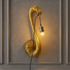 Gold Flamingo Wall Light