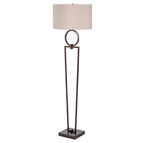 Metal Floor Lamp - Bronze - 172cm