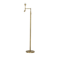 Brushed Bronze Floor Lamp with Integral LED Reading Light