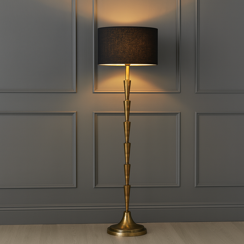 Bronze Metal Floor Lamp