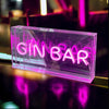 Neon Sign - "Gin Bar" - 30cm x 15cm