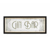 Mirrored Wall Sign "Gin Bar" 47 x 19 cm