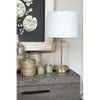 Classic Glass Lamp and Shade 65 cm